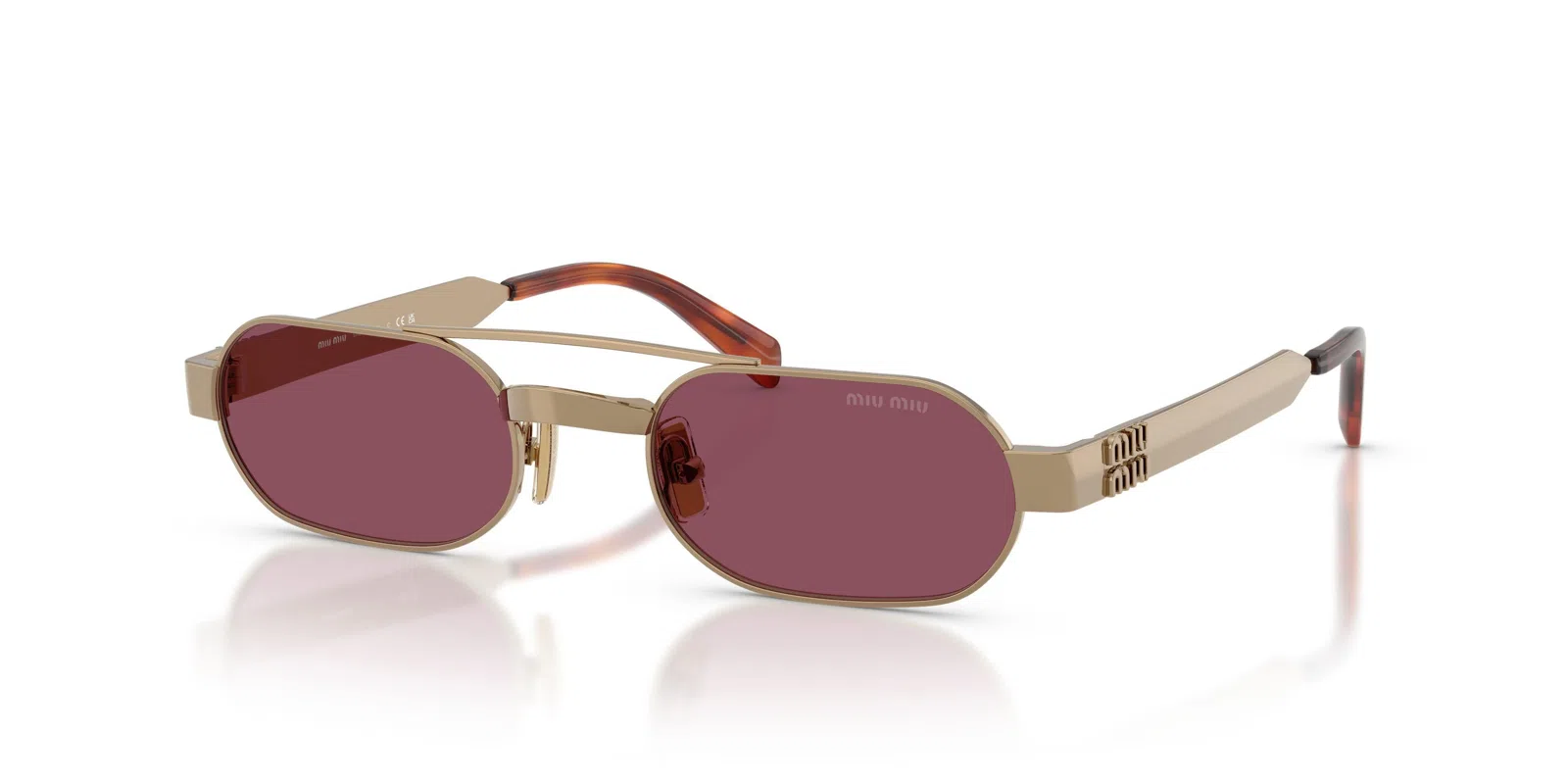Miu B52S Sunglasses - Ancient Silver - view 2
